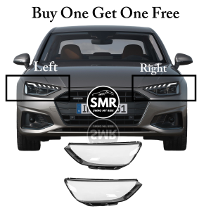 Audi A4 B9BA2020-2023 Headlight Lens Cover Right hand Side- Buy One Get The Other For Free
