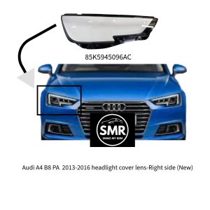Audi A4 B8 PA 2013-2016 Headlight Cover Lens-Right