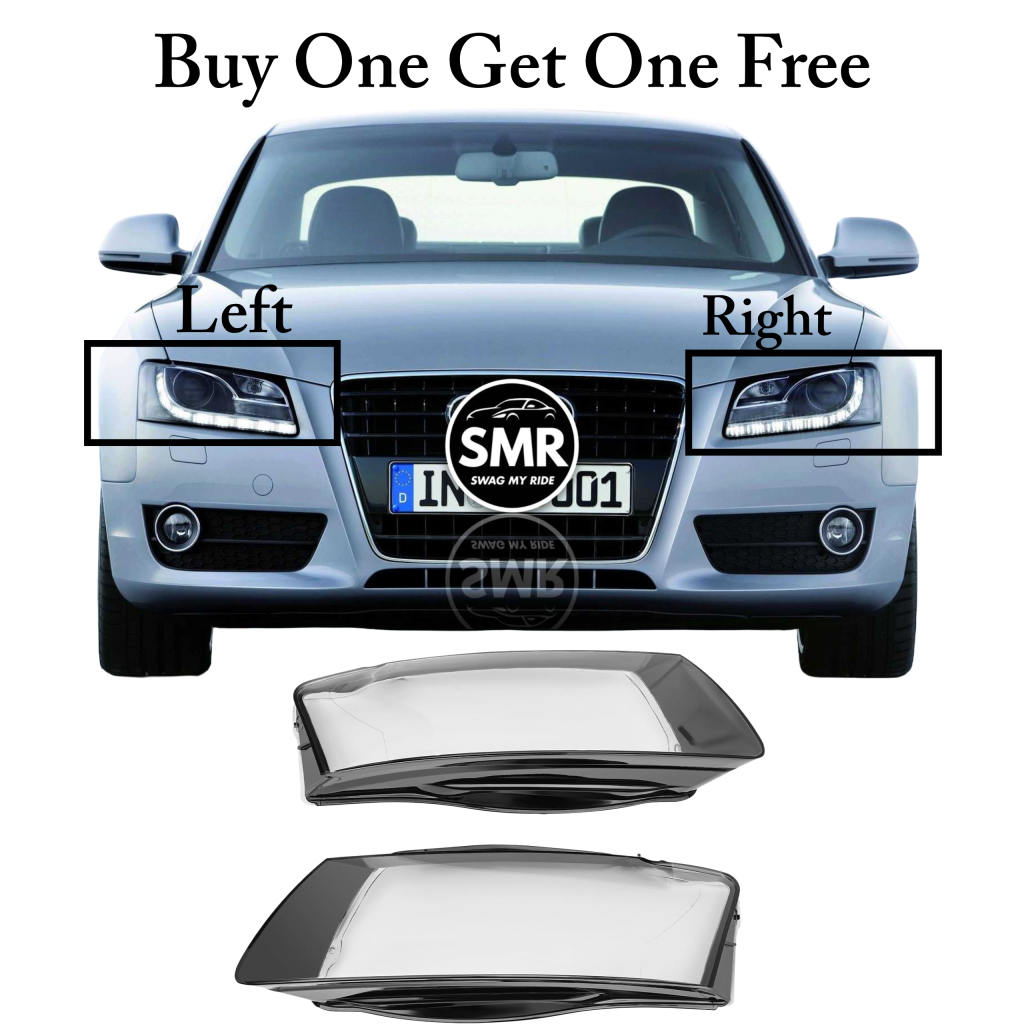 Audi A5 (2008-2012) Headlight Lens Cover Left Hand Side- Buy One Get The Right Hand Side Free